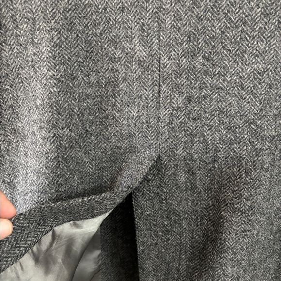 Brooks Brothers Fitzgerald Harris Tweed black herringbone jacket 44L - Picture 5 of 12